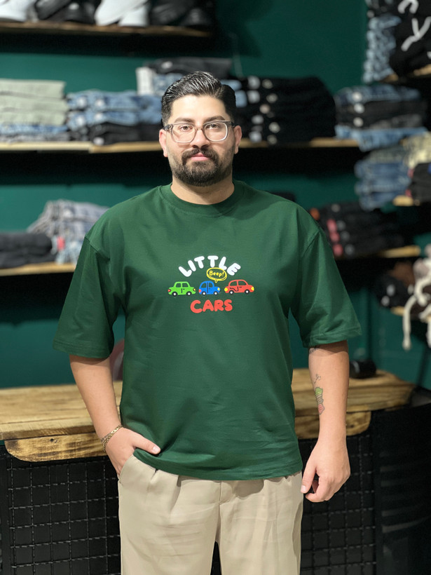 تیشرت مردانه و زنانه پارچه دو نخ یقه گرد
